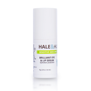 Bottle of Hale & Hush Brilliant Eye & Lip Serum