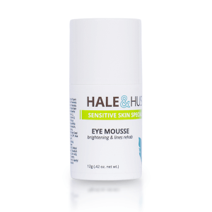 Bottle of Hale & Hush Sensitive skin Eye Mousse