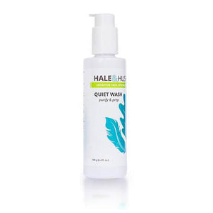 Pump bottle of Hale & Hush Quiet Wash Purify & Prep