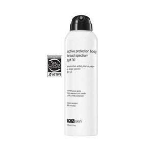 Spray bottle of PCA SKIN Active Protection Body Broad Spectrum SPF 30